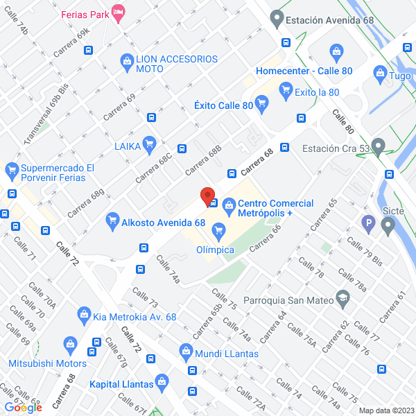 Mapa de Delisweet