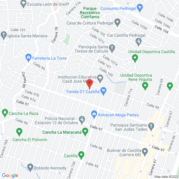 Map of Creando Artesanías