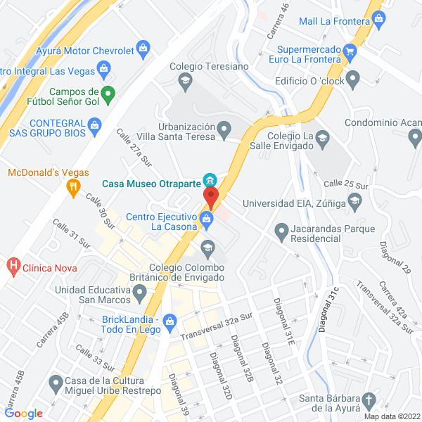 Map of Crear Seguros Bpo