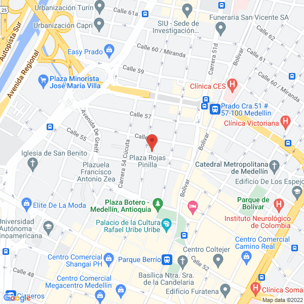 Map of Graficas Corona S.A