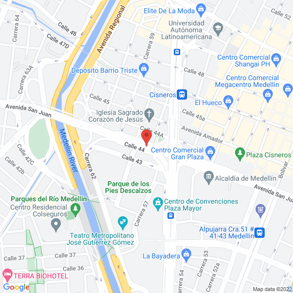 Map of Cuatro Repuestos S.A.S.