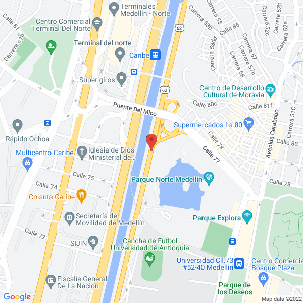 Map of Cubico Producciones