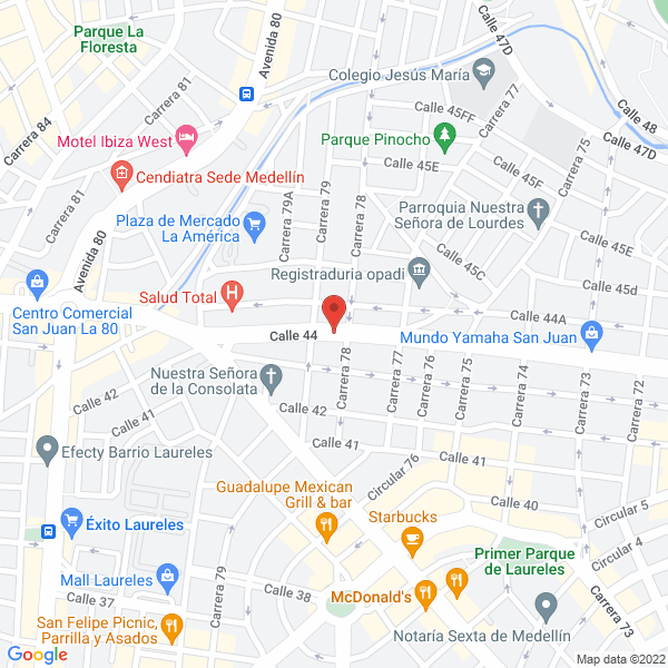 Map of Cubiertas Ateko S.A.S