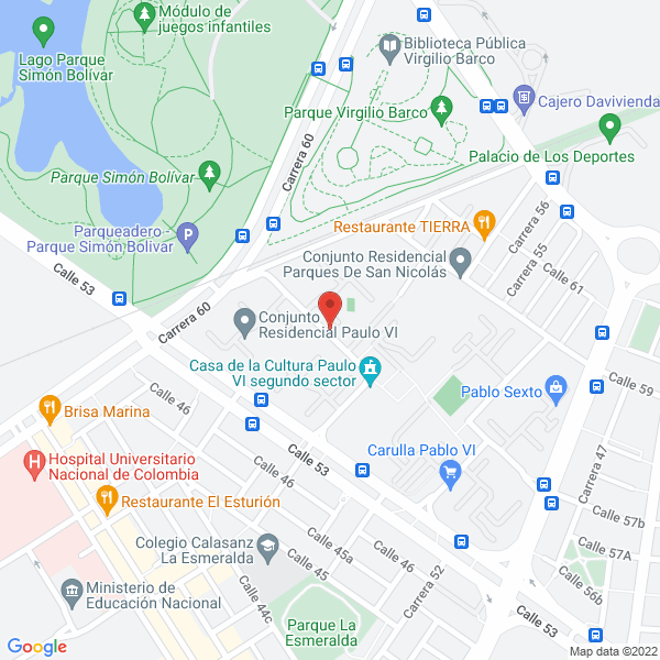 Mapa de Cubillos Gregoria