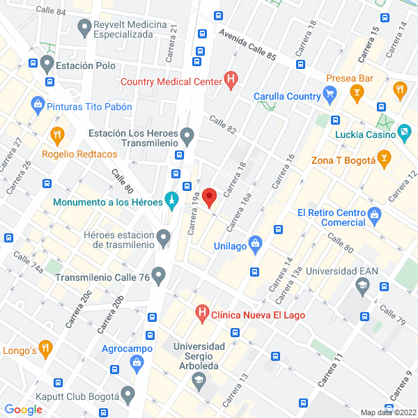Mapa de Dentico Op