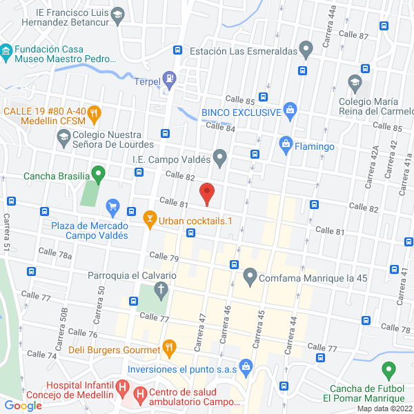 Map of Depósito De Frutas Luis Orlando Ospina