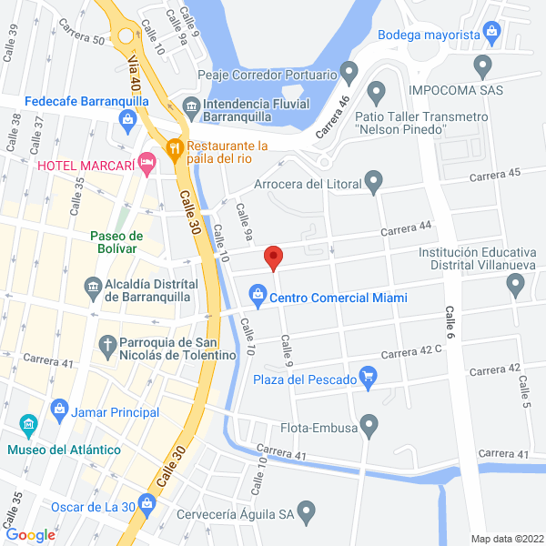 Map of Depósito Medellún