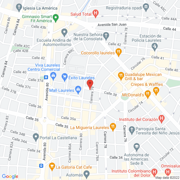 Map of Depil Arte