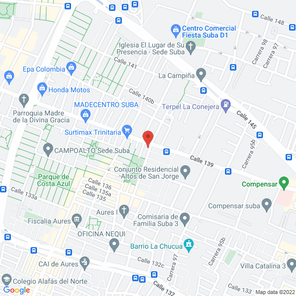 Mapa de Deportivos Eliana