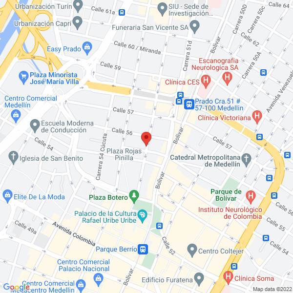 Map of Depósito De Cartones Y Canecas M.J.G