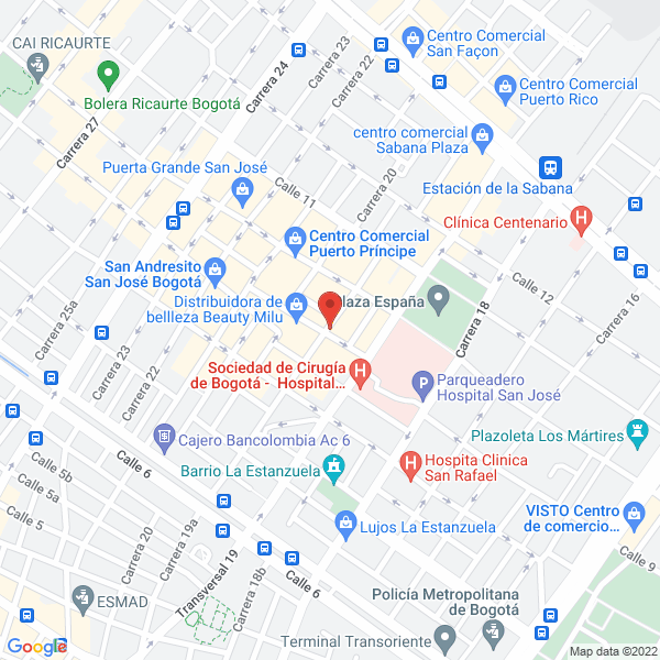 Mapa de Distribuidora Doña Teo