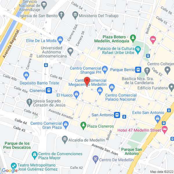 Map of Distribuidora Franbot