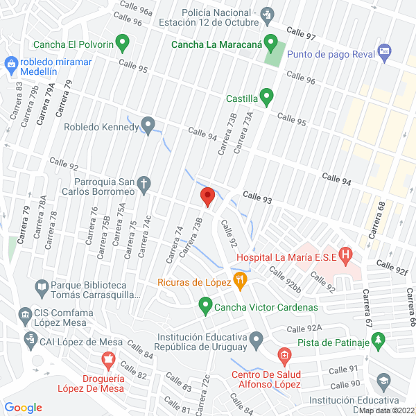 Map of Distribuidora Hr