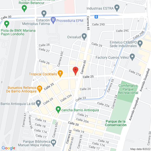 Map of Distribuidora La Casa De Pluto