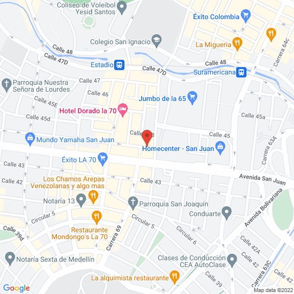 Map of Distribuimos L.F.D.O