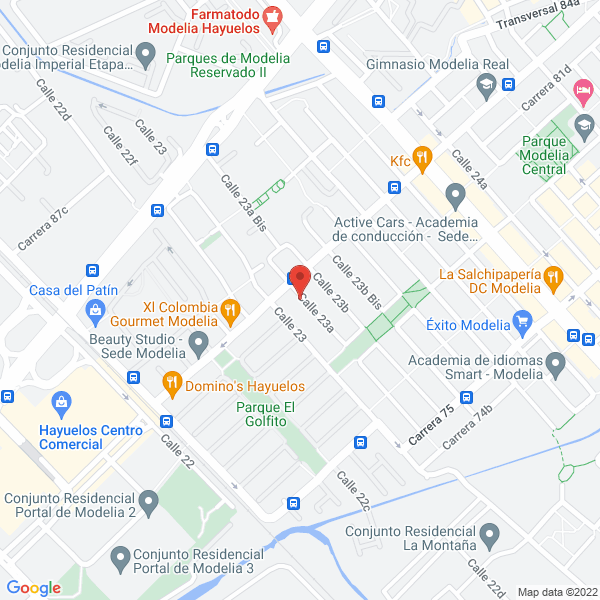 Mapa de Distridel Ltda.