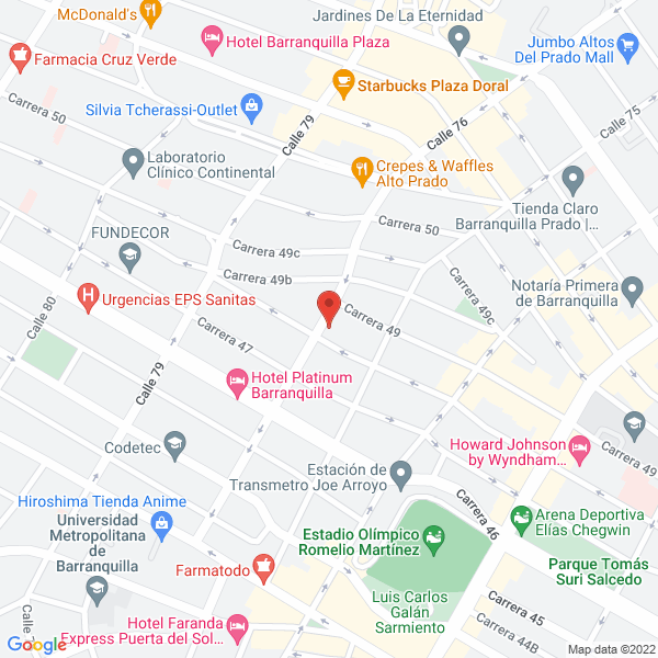 Map of Dollar Express