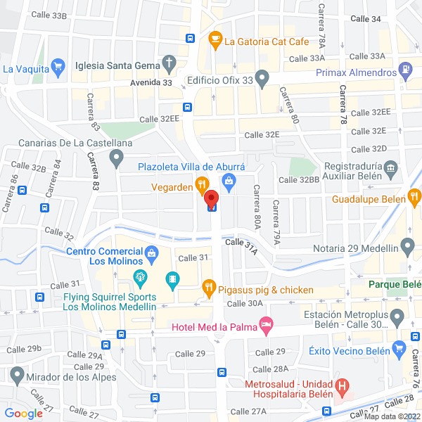 Map of Drive Safe Colombia