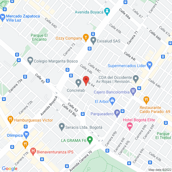 Mapa de Dibasher S.A.S.