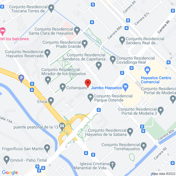 Mapa de Daytona Services S.A.S.