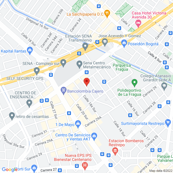 Mapa de De One Creativos S.A.S.