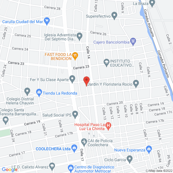 Map of Drogas Hospital De Soledad