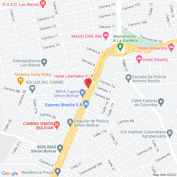 Map of Drogas La Barata D.C.