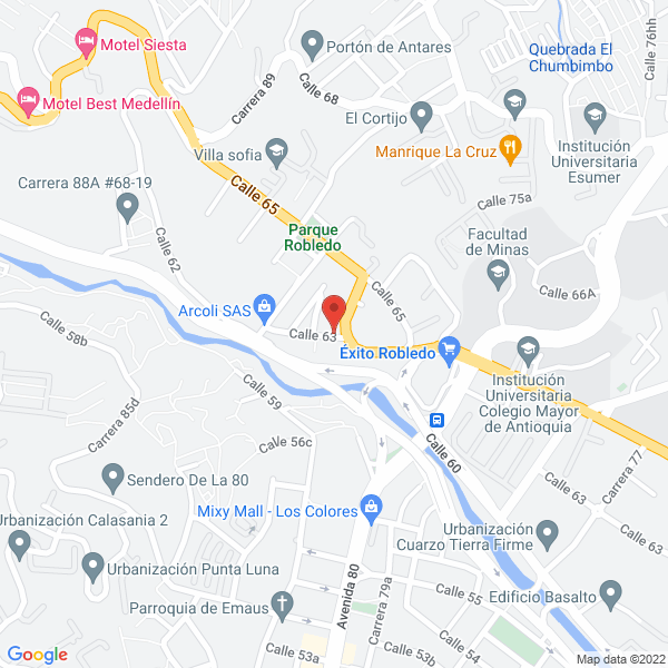 Map of Drogueria El Jordan