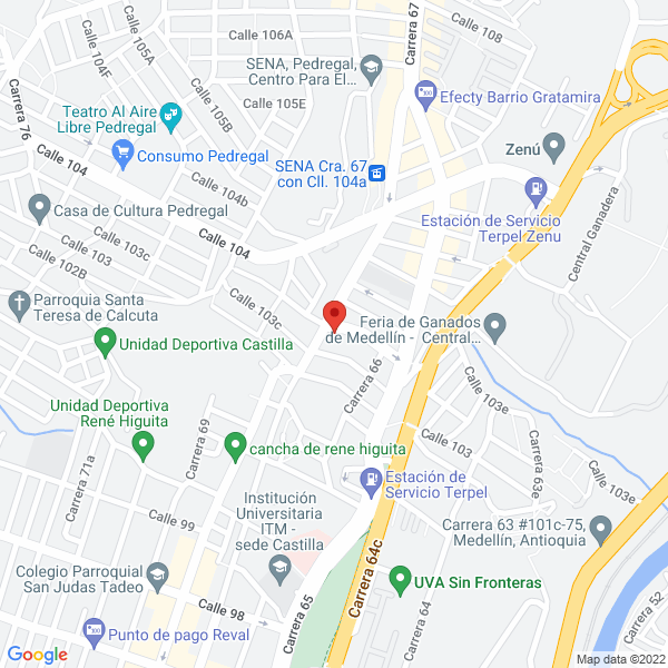 Map of Droguería Farmayá