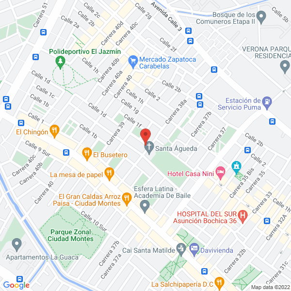 Mapa de Drogueria Farmecol S.A.S.