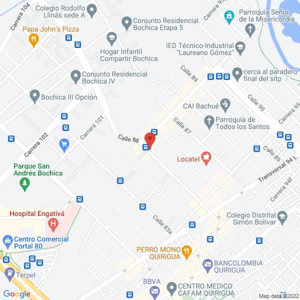 Mapa de Dent Express