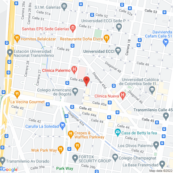 Mapa de Dental Bank De Colombia S.A.S