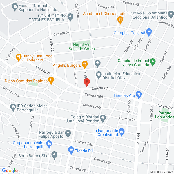 Map of El Taller De Gloria E.