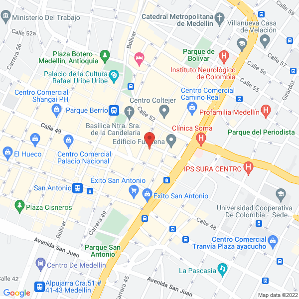 Map of Eléctricos Alfaro