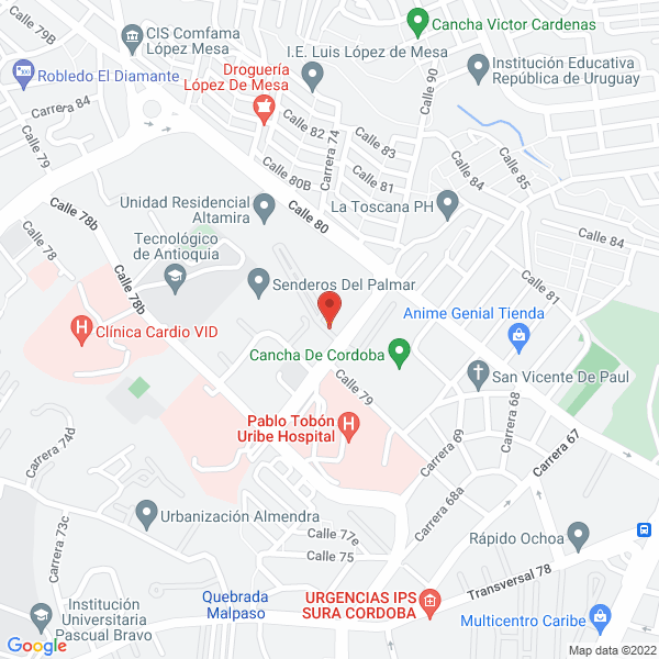 Map of Electrokal S.A.S.