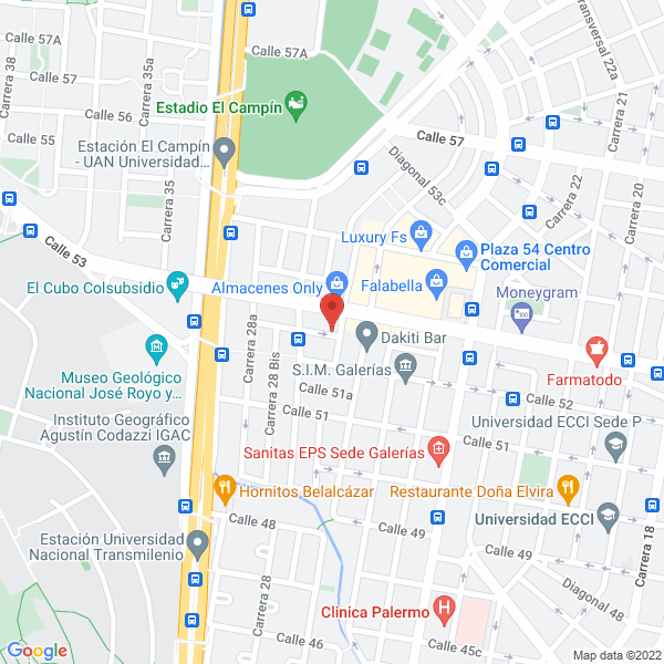 Mapa de Distriquímicos Aldir Ltda.