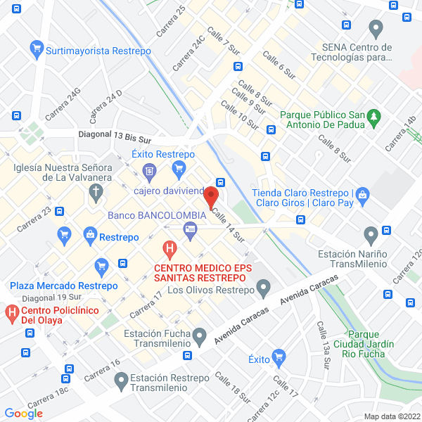 Mapa de Distrisel Ltda.