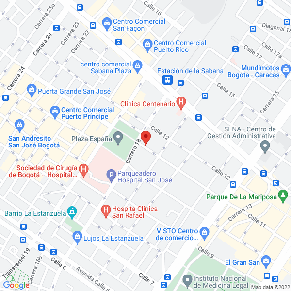Mapa de Distriviveres El Porvenir
