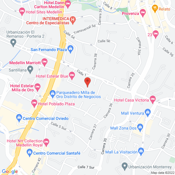 Map of Distryser Ltda.