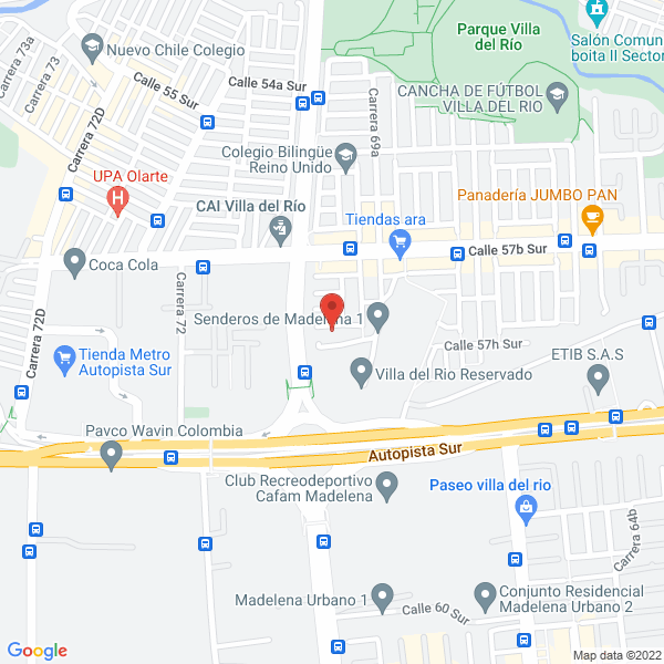 Mapa de Diteinco Ltda