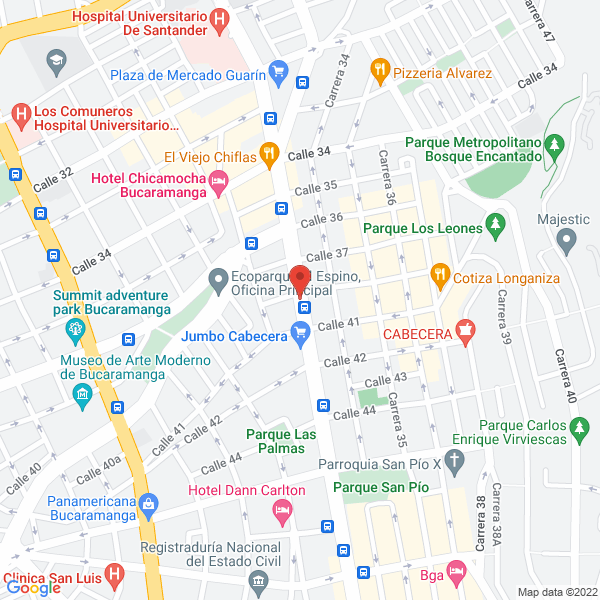 Map of Domicilios Domientrega