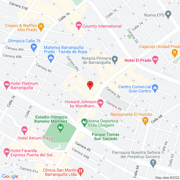 Map of Domicilios Merkadomi
