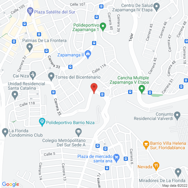 Map of Domicilios Uno A