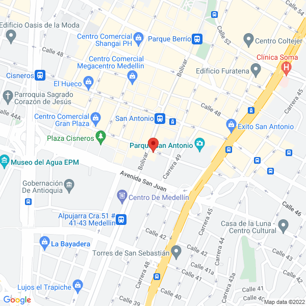 Map of Electricos La Palma