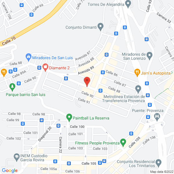 Map of Electronica Avanzada