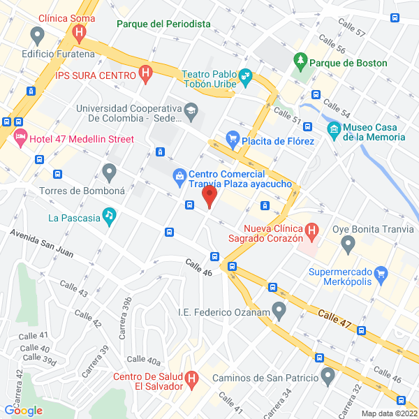 Map of Electrónicas Mundo