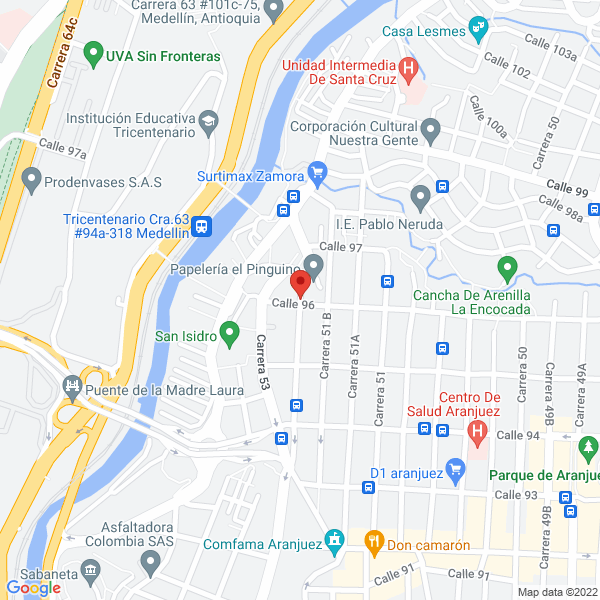 Mapa de Drogueria Auxiliar