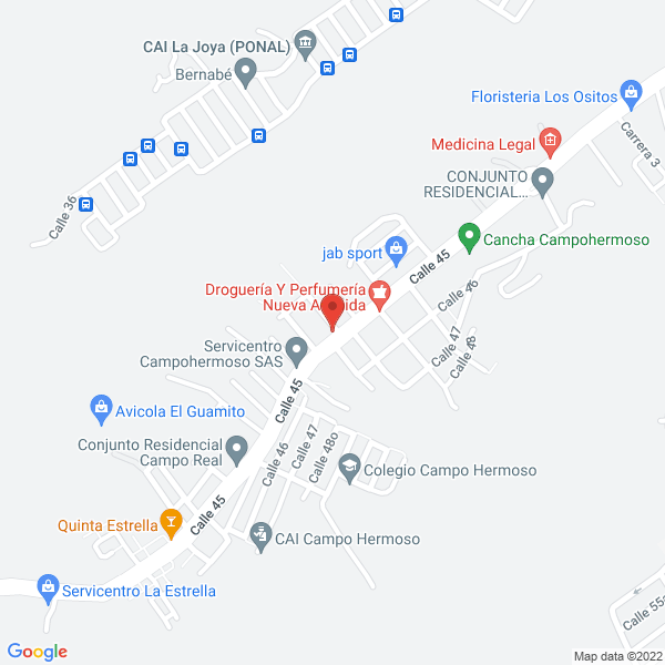 Map of Droguería Campo Hermoso