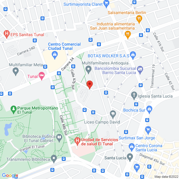Mapa de Droguería Cauca