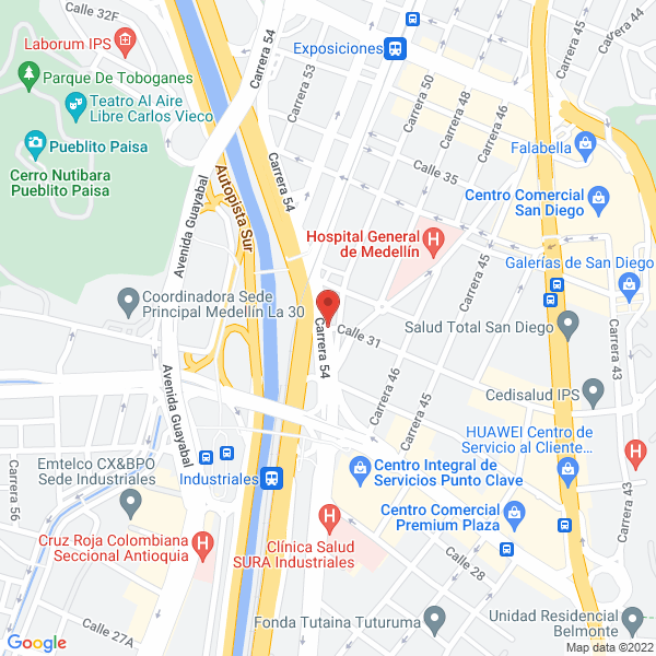 Map of Drogueria Constelacion